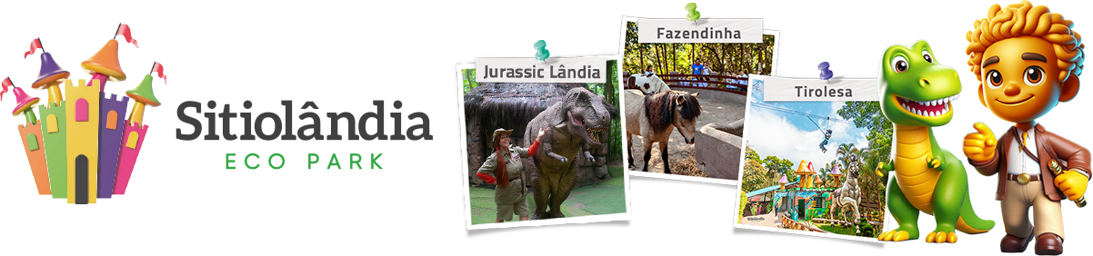 faixa sitiolandia com mascote e fotos