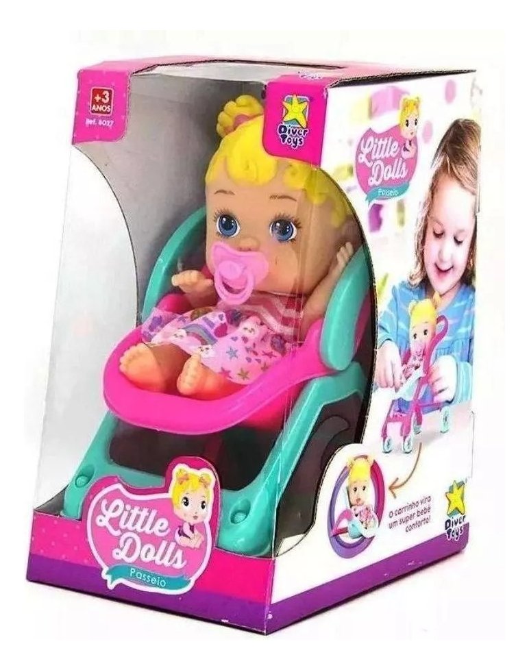 boneca brinquedo little dolls baby carrinho alive menina boneca brinquedo little dolls baby carrinho alive menina