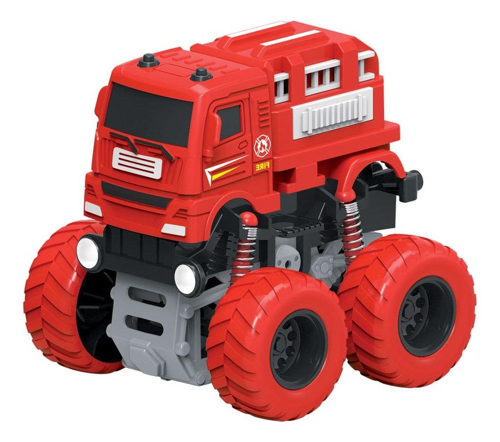 carrinho fricção bombeiro 4x4 maluco carrinho fricção bombeiro 4x4 maluco
