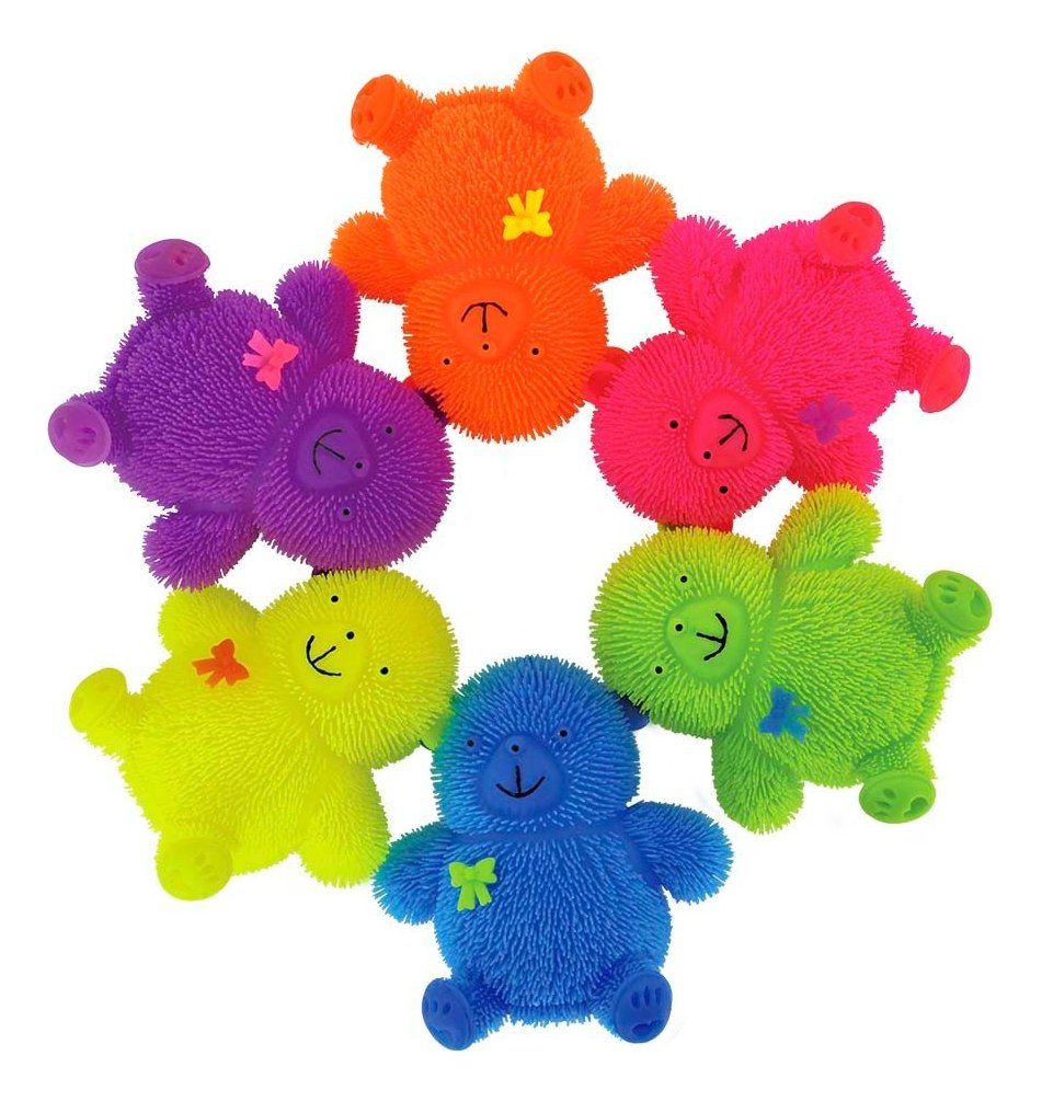fidget mania flofys ursinho colorido anti stress c/ cheiro fidget mania flofys ursinho colorido anti stress c/ cheiro